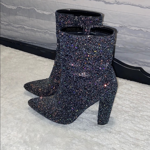 AKIRA Shoes - Akira Cosmic Glitter Ankle Boots PERFECT CONDITION